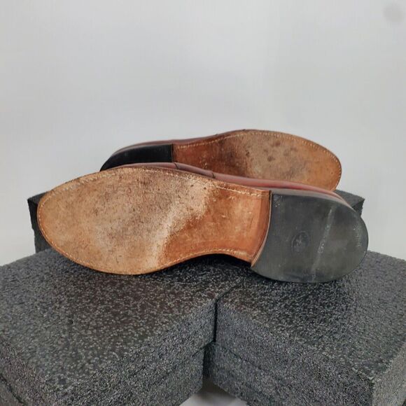 Allen Edmonds Cody Tassel Kiltie Loafers Shoes Leather Slip On Sz 11.5 D Brown - Picture 6 of 14